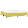 vidaXL Cadru de pat fără saltea, verde, 200x200 cm, textil