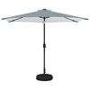 vidaXL Umbrela de grădină cu LED-uri 300 x 300 cm Poliester