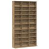 vidaXL Dulap pentru CD-uri Stejar Artizanal 101 x 23 x 177,5 cm