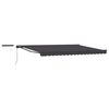 vidaXL Cort electric retractabil Antracit 4 &times; 3,5 m