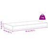 vidaXL Raft de perete 2 pcs Maro 50 x 23 x 4 cm Lemn compozit