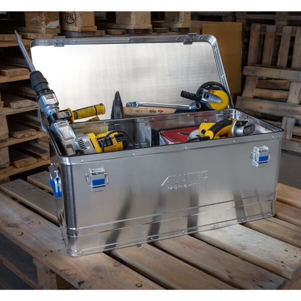 ALUTEC Cutie de depozitare &bdquo;BASIC&rdquo;, 40 L, aluminiu