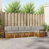 vidaXL Seturi de canapele cu pernă 6 pcs Gri natural și deschis