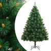 vidaXL Brad de Crăciun artificial cu suport și balamale, 150 cm