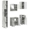vidaXL Set de mobilier pentru baie 5 buc. Gri din beton