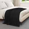 vidaXL Pături de aruncat 24 pcs Negru 170 x 130 cm Molton