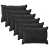 vidaXL Husă pentru pernă 6 pcs HOUTEN Negru 50 x 75 cm Catifea