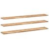 vidaXL Rafturi suspendate 3 buc. 120x20x2cm lemn masiv acacia netratat