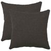 vidaXL Husă pentru pernă 2 pcs HEERLEN Gri &icirc;nchis 35 x 35 cm Boucl&eacute;