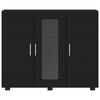 vidaXL Dulap din Lemn Negru 88,5 x 30,5 x 73 cm Lemn compozit