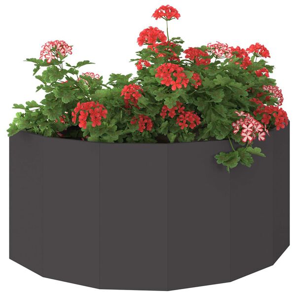 vidaXL Jardinieră Negru 120 x 60 x 50 cm Oțel