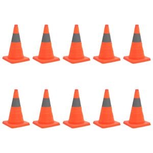 vidaXL Conuri de trafic pop-up, 10 buc., 42 cm