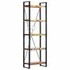 vidaXL Bibliotecă cu 5 rafturi, 60 x 30 x 180 cm, lemn masiv reciclat