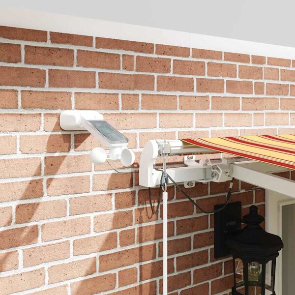 vidaXL Cortina Retractabilă Galben și portocalie 500 × 300 cm