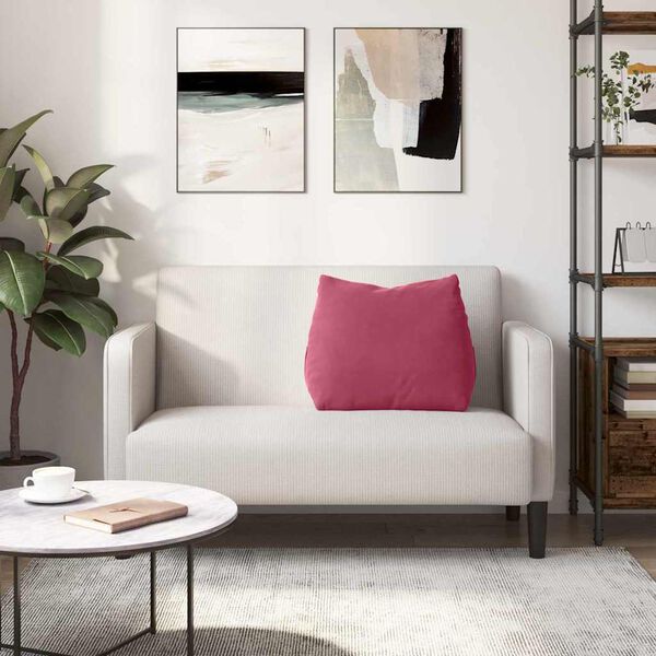 vidaXL Perna pentru spate Roșu Vin 60 x 20 x 50 cm