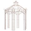 vidaXL Pavilion de grădină, maro antichizat, 3 m, fier