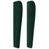 vidaXL Tăblie pat cu aripioare verde &icirc;nchis 83x23x118/128 cm catifea