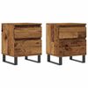 vidaXL Noptiere, 2 buc., lemn vechi, 40x35x50 cm, lemn prelucrat