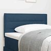 vidaXL Tăblie cap cu headboard albastru 90 cm Piele artificială