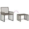 vidaXL Set de Mobilier pentru Exterior cu pernă 5 pcs Gri și bleumarin