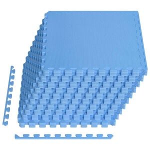 vidaXL Covor de bazin pentru piscină 40 buc. albastru 14,4 m&sup2;