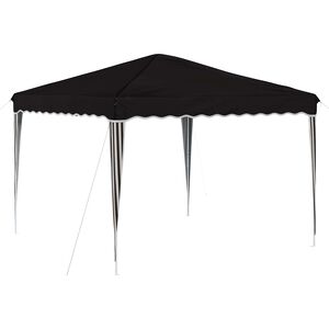vidaXL Cort de Petrecere Pop-up Negru 288 x 288 x 245 cm