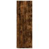 vidaXL Dulap colțar, stejar fumuriu, 33x33x100 cm, lemn compozit
