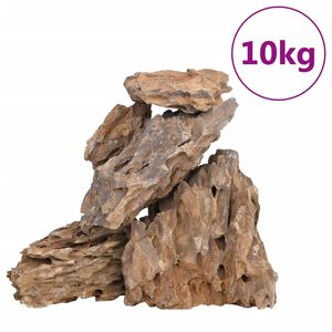 vidaXL Pietre dragon, 10 kg, culori mixte, 10-30 cm