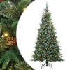 vidaXL Brad de Crăciun artificial cu ramuri articulare Verde 240 cm
