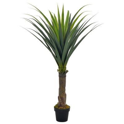 vidaXL Plantă artificială cu ghiveci, yucca, verde, 145 cm