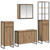 vidaXL Set de mobilier pentru baie 4 buc. Stejar Artizanal