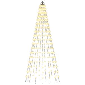 vidaXL Instalație pentru brad de Crăciun cu țăruși 270 LED-uri
