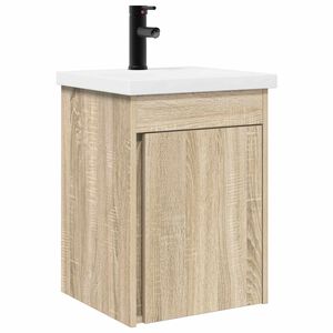 vidaXL Unitate de baie cu robinet Stejar Sonoma 42 x 40 x 74,5 cm