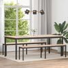 vidaXL Masă de dining natural 200 x 100 x 75 cm Lemn de pin masiv