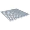 vidaXL Grătar Argintiu 60 x 60 x 2 cm Oțel galvanizat prin imersie