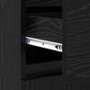 vidaXL Bufet cu sertar Stejar Negru 60 x 35 x 70 cm Lemn compozit
