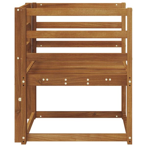 vidaXL Canapea de exterior Lemn Solid de Acacia natural