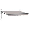vidaXL Cort electric retractabil Gri deschis 2,5 x 2 m
