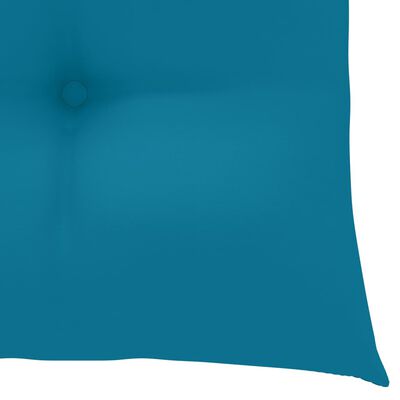 vidaXL Set perne de scaun, 4 buc, 40 x 40 x 8 cm, albastru