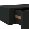 vidaXL Dulapuri de perete cu sertare 2 buc. negru 60x23,5x10 cm MDF