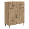 vidaXL Bufet Stejar Artizanal 66 x 34,5 x 89,5 cm Lemn prelucrat