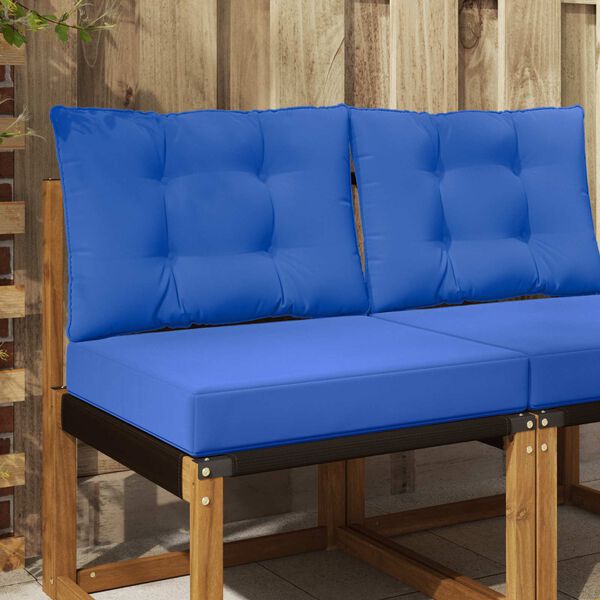 vidaXL Perna pentru canapea de exterior 2 pcs Turcoaz Poliester