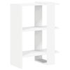 vidaXL Raft pentru cărți 2 niveluri 52 x 25 x 71,5 cm Lemn prelucrat