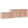 vidaXL Dulap de bucătărie de exterior MEPPEL 3 buc. Alb