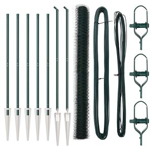 vidaXL St&acirc;lp de gard. Verde