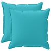 vidaXL Husă pentru pernă 2 buc. HOUTEN Turcoaz 80 x 80 cm Poliester