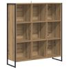 vidaXL Dulap pentru cărți Stejar Artizanal 99.5 x 30 x 108.5 cm