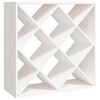 vidaXL Dulap de vinuri, alb, 62x25x62 cm, lemn masiv de pin