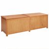 vidaXL Cutie de depozitare 150 x 45 x 45 cm Lemn de stejar masiv