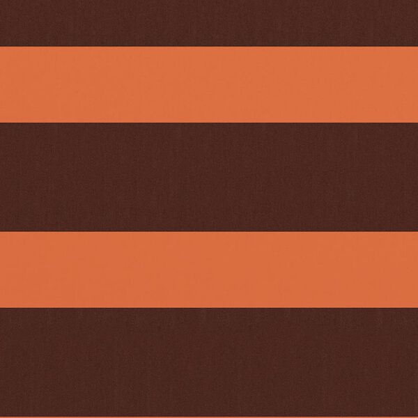 vidaXL Paravan de balcon portocaliu și maro 90x400 cm țesătură oxford